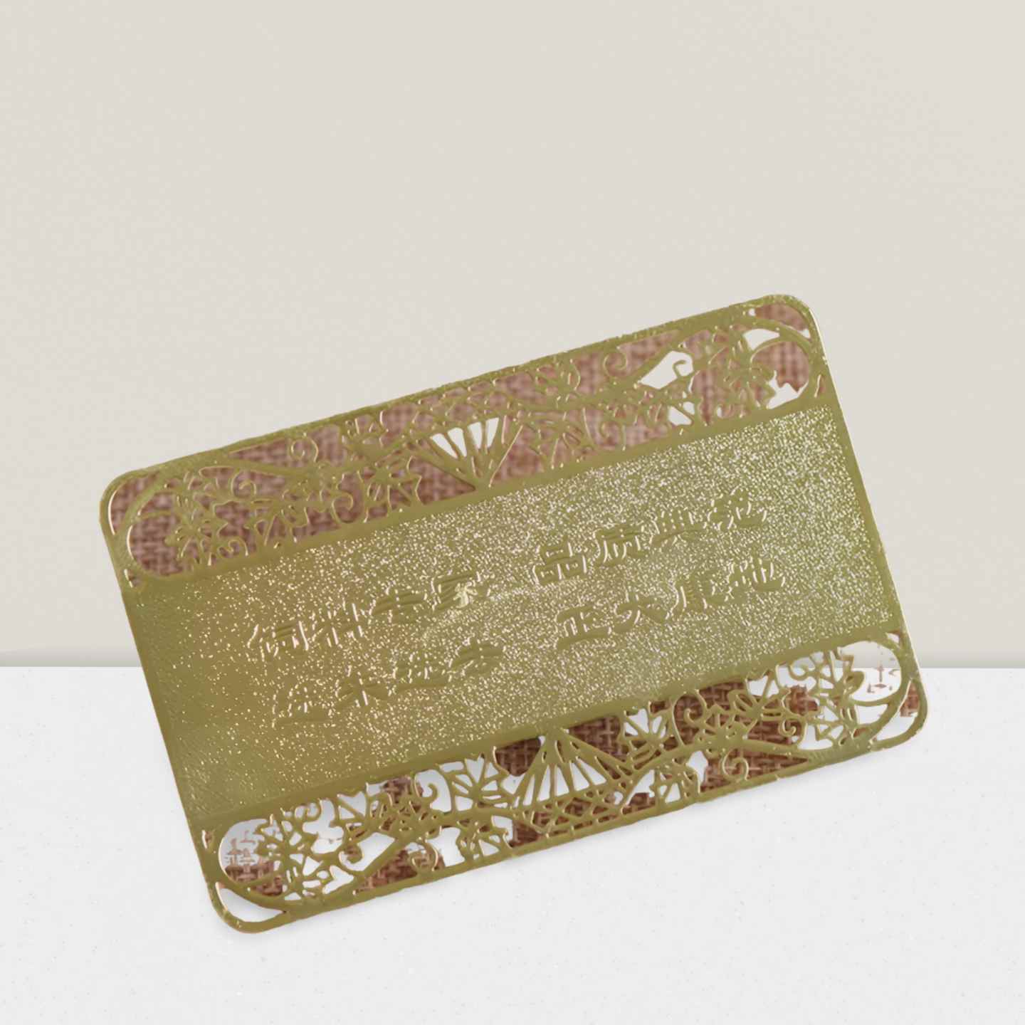 metal business cards with qr code